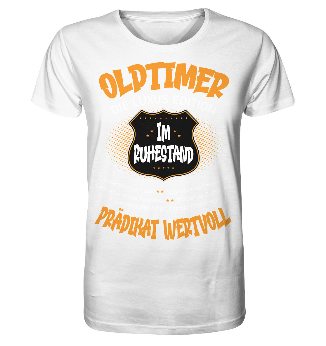 Oldtimer im Ruhestand Luxus Edition - Herren Premium Bio T-Shirt