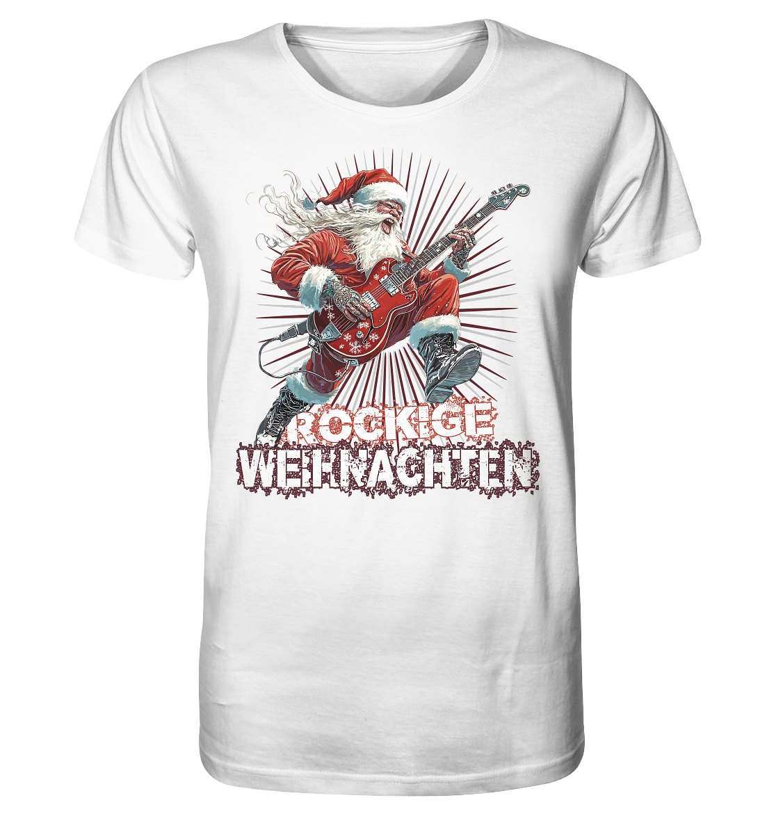 Rockige Weihnachten - Herren Premium Bio T-Shirt