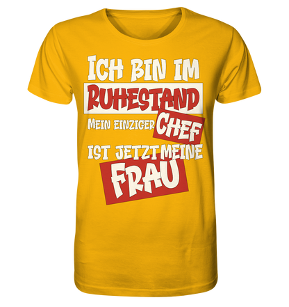 Ich bin im Ruhestand - Herren Premium Bio T-Shirt