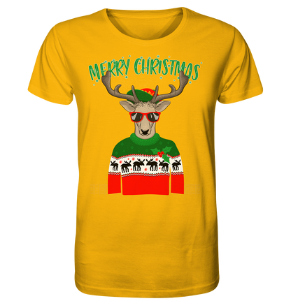 Merry Christmas Rentier - Herren Premium Bio T-Shirt