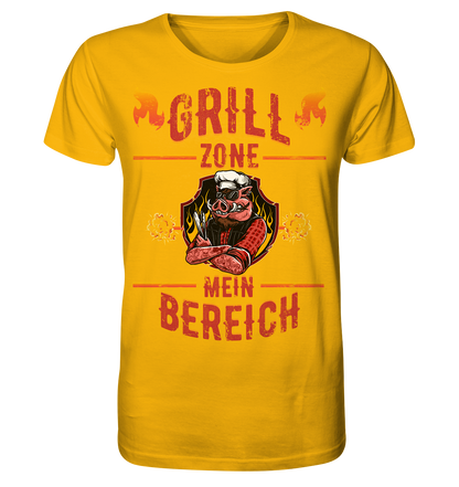 Grill Zone Mein Bereich - Herren Premium Bio T-Shirt