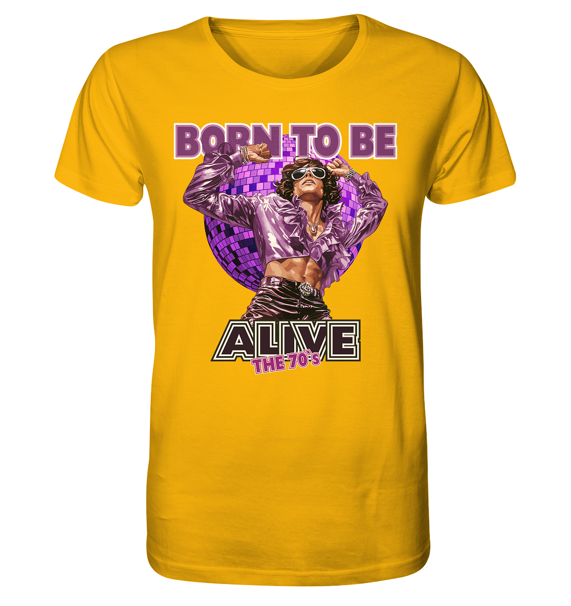 The 70`s Born to be alive - Herren Premium Bio T-Shirt