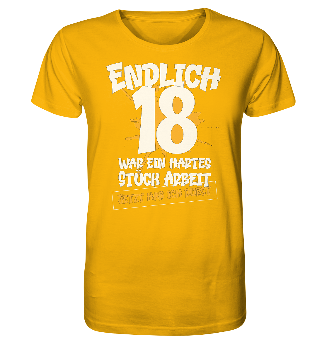 Endlich 18 18. Geburtstag - Herren Premium Bio T-Shirt