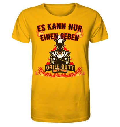 BBQ Grill Gott Es kann nur einen geben - Herren Premium Bio T-Shirt