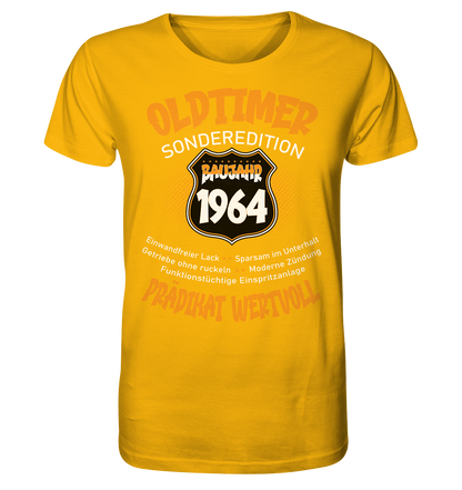 60 Geburtstag Oldtimer Baujahr 1964 - Herren Premium Bio T-Shirt