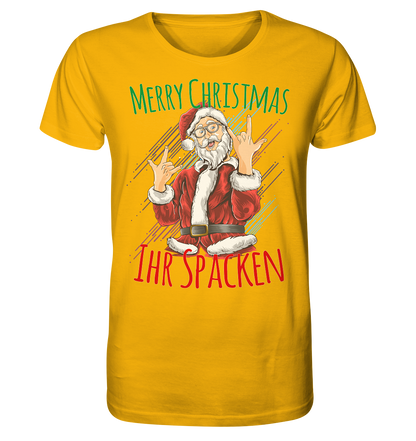 Merry Christmas Ihr Spacken - Herren Premium Bio T-Shirt