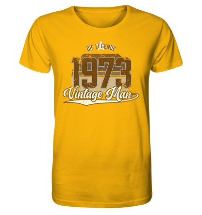 Vintage Man 1973 50.Geburtstag - Herren Premium Bio T-Shirt