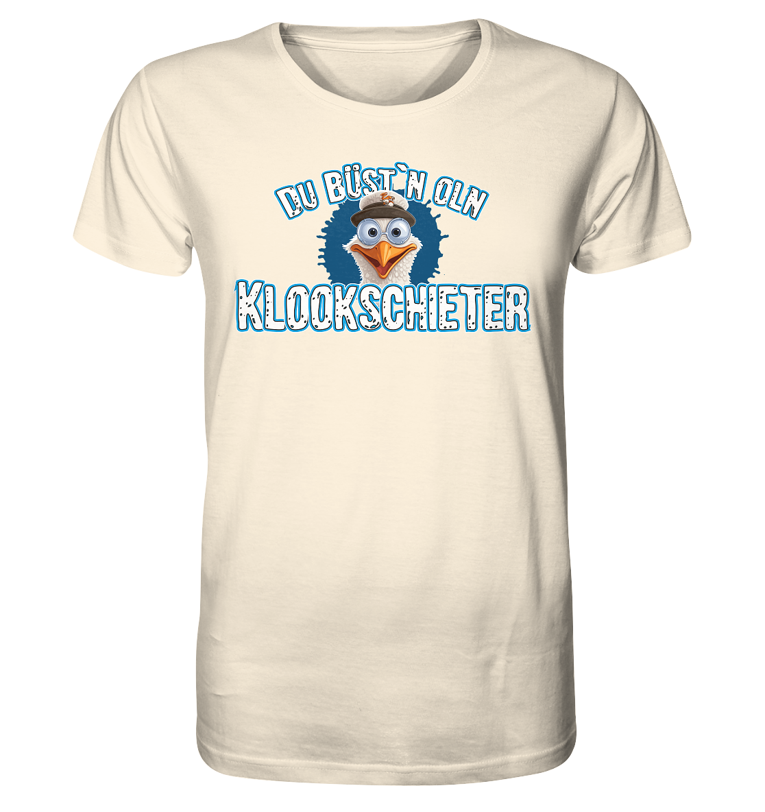 Du büst n oln Kloockschieter - Herren Premium Bio T-Shirt