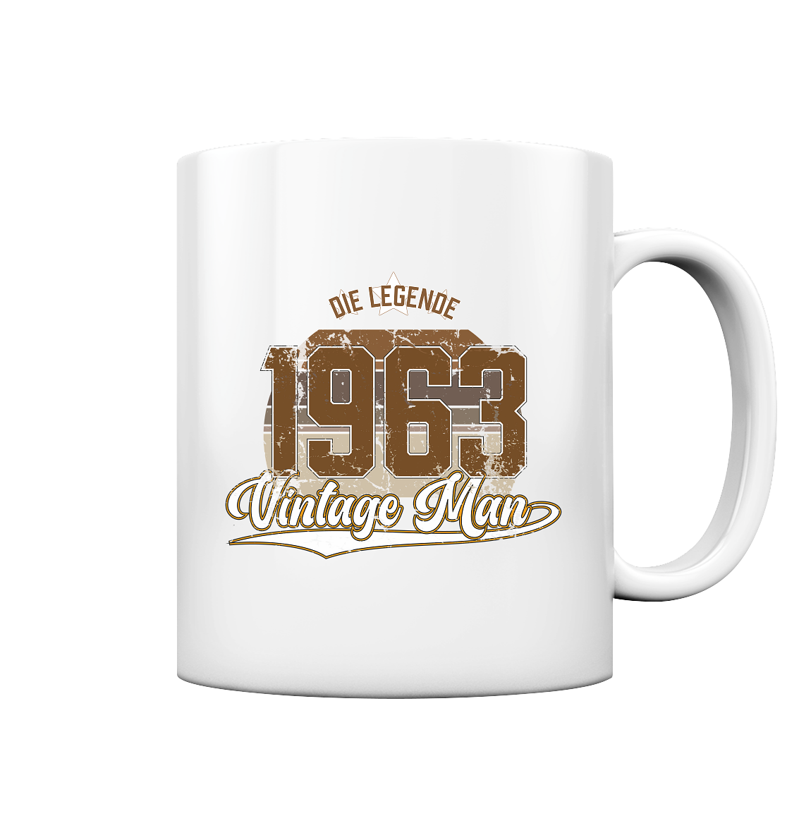 Vintage Man 1963 60.Geburtstag - Tasse