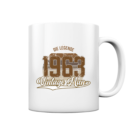 Vintage Man 1963 60.Geburtstag - Tasse