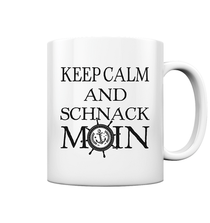 Keep Calm and schnack Moin - Kaffeepott