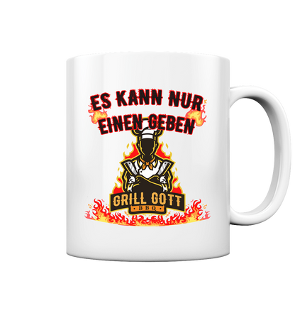 BBQ Grill Gott Es kann nur einen geben - Tasse