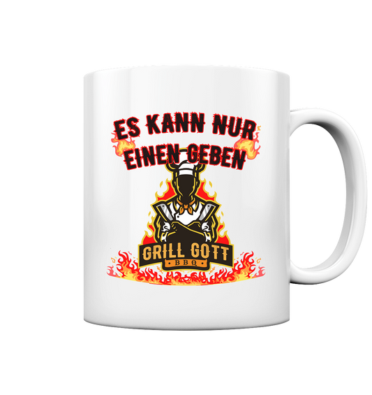 BBQ Grill Gott Es kann nur einen geben - Tasse