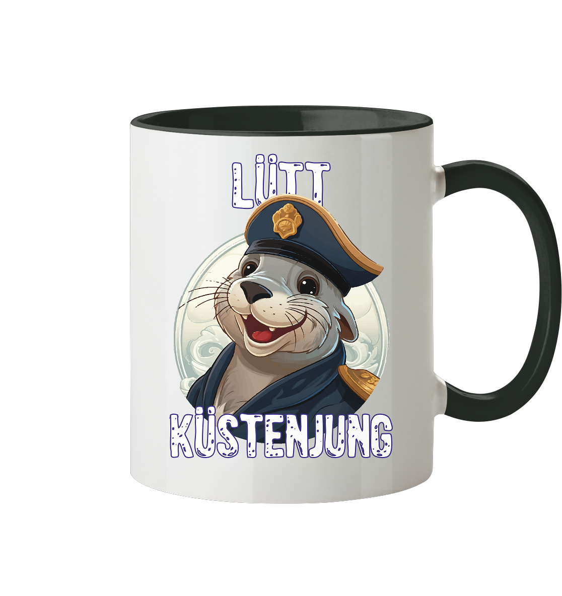 Lütt Küstenjung - Tasse zweifarbig