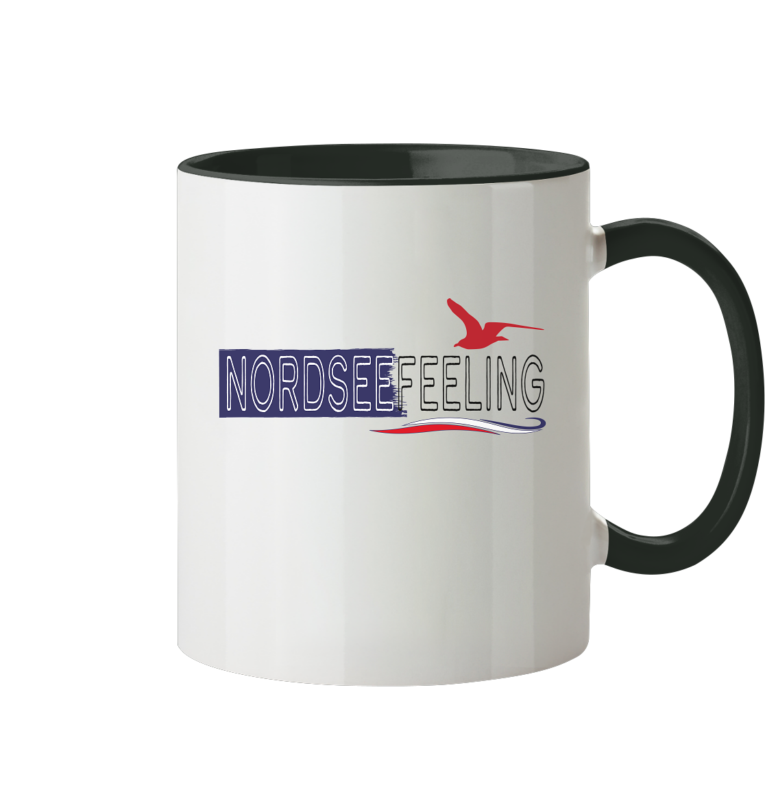 Nordseefeeling - Tasse zweifarbig