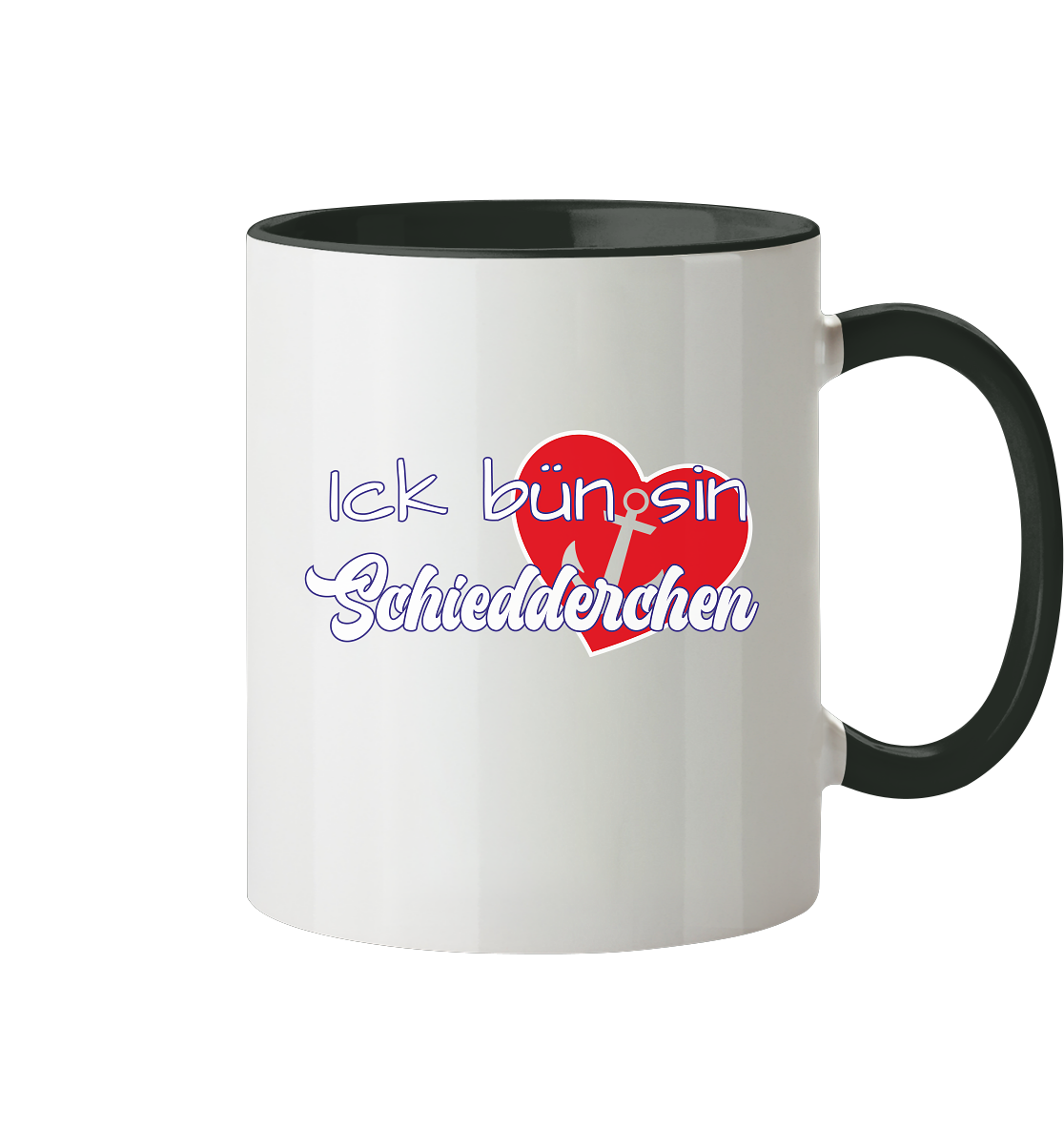 Ick bün sin Schiedderchen - Tasse zweifarbig