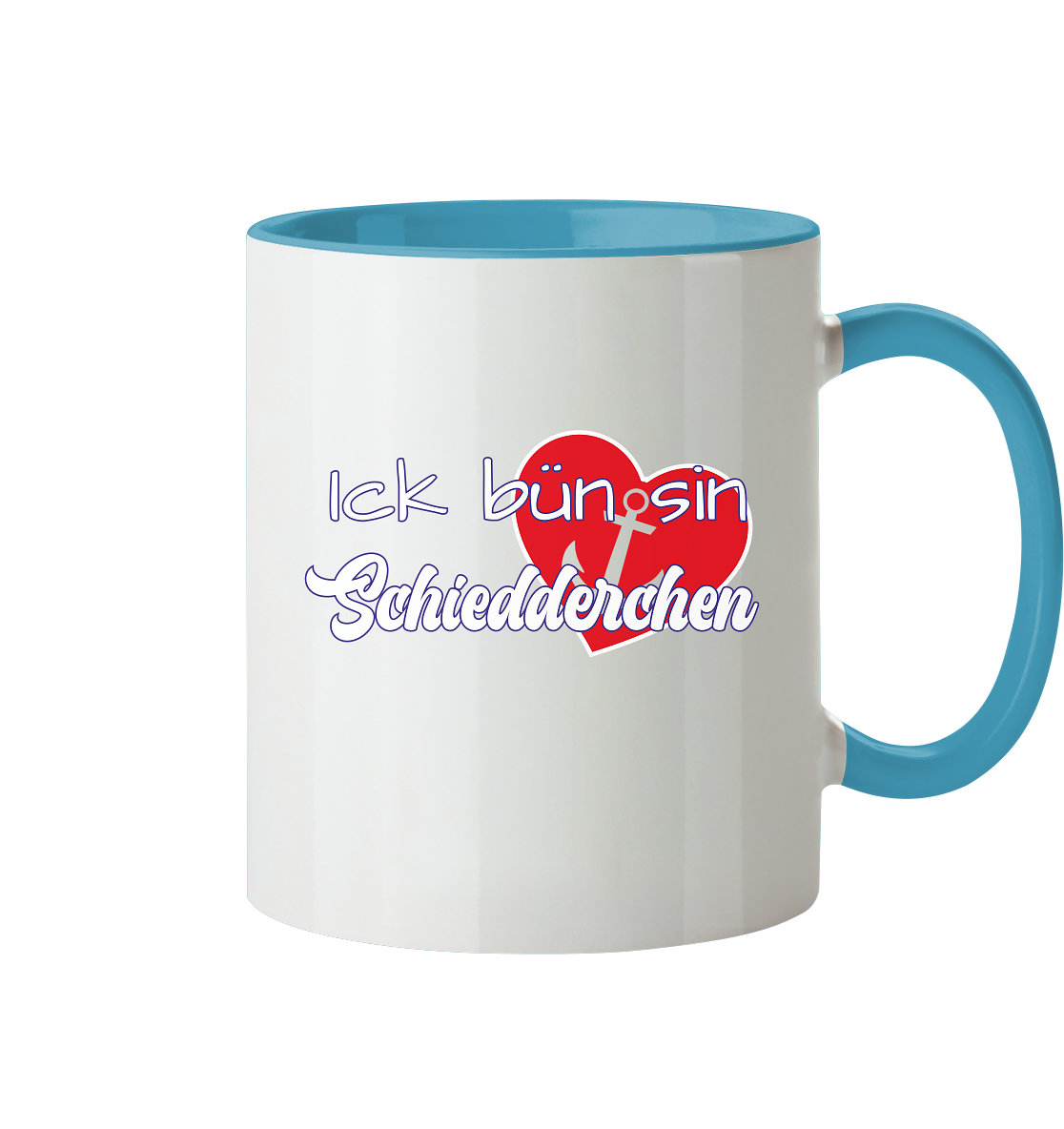 Ick bün sin Schiedderchen - Tasse zweifarbig