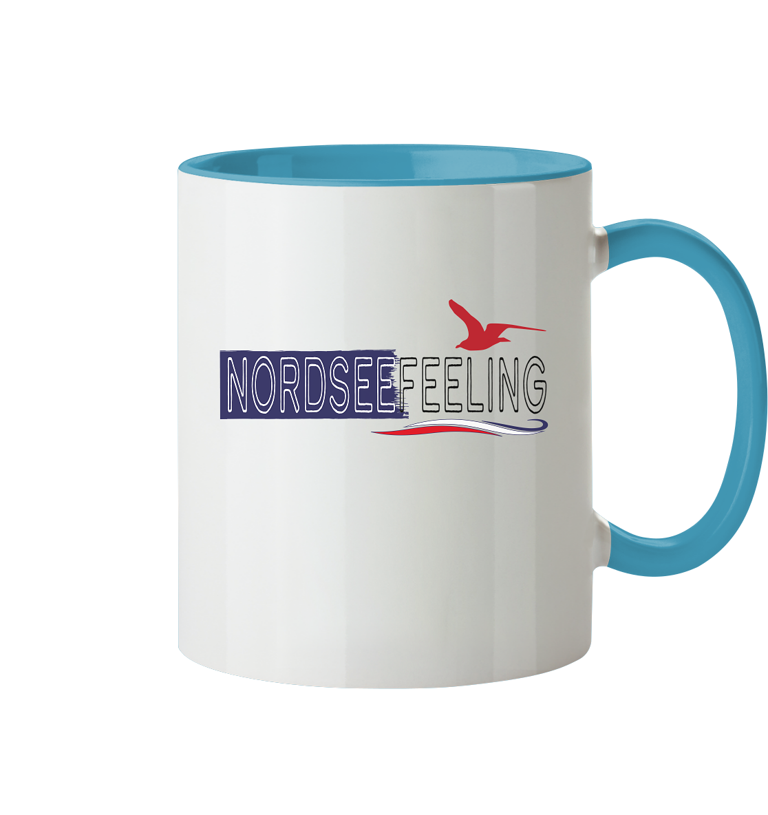 Nordseefeeling - Tasse zweifarbig