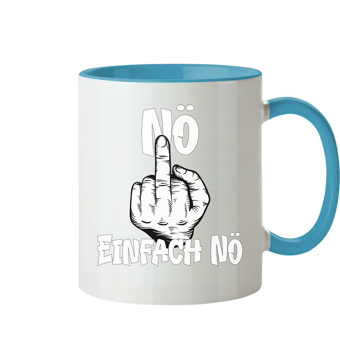 Nö Einfach Nö - Tasse zweifarbig