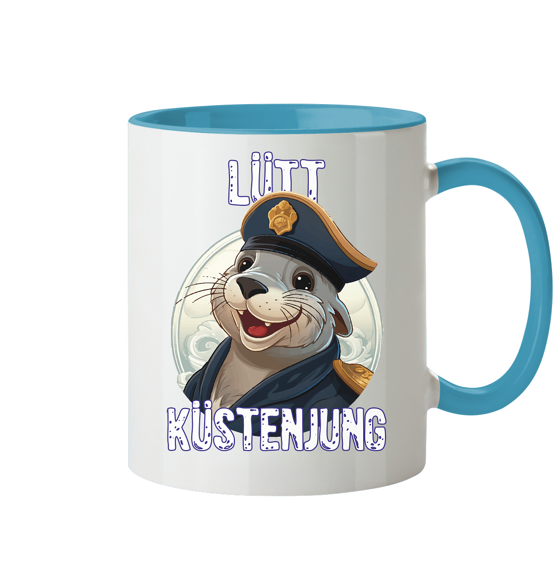 Lütt Küstenjung - Tasse zweifarbig