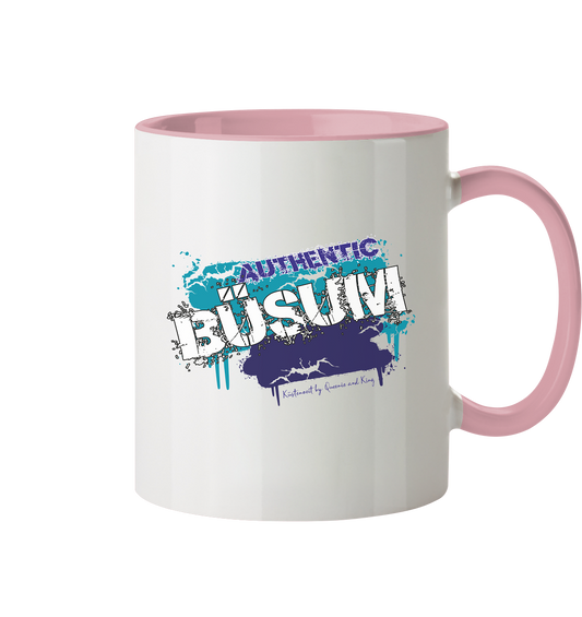 Authentic Büsum - Tasse zweifarbig